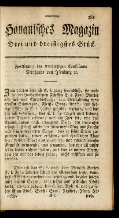 Drei und dreißigstes Stück