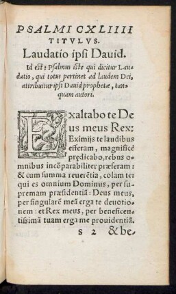 Psalmi CXLIIII Titulus.