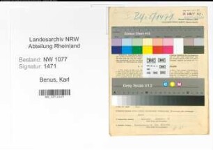 Entnazifizierung Karl Benus , geb. 15.01.1921 (Polizist)