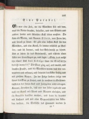 Eine Parabel.