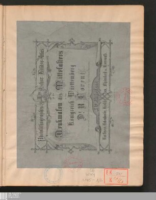 I. Abtheilung, : Photolithographischer Bilder-Atlas