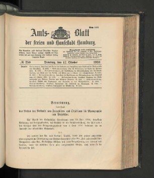 No. 250, 17. Oktober 1916