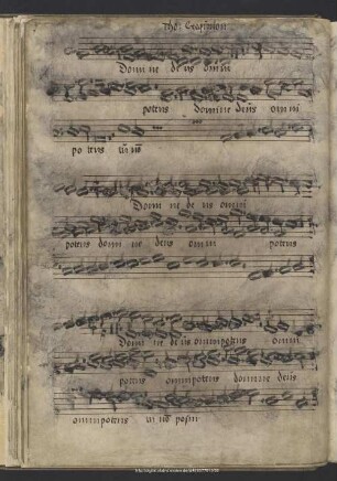 Crecquillon, Thomas: Domine Deus omnipotens