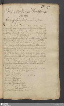 Freybergische Zehenten Verrichtungen Ao: 1692