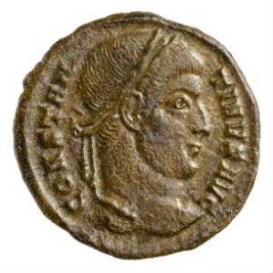 Münze, Follis, Aes 3, 320 - 321 n. Chr.