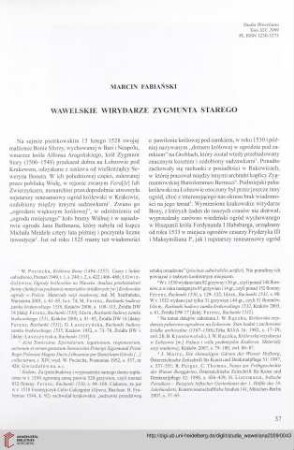 14: Wawelskie wirydarze Zygmunta Starego