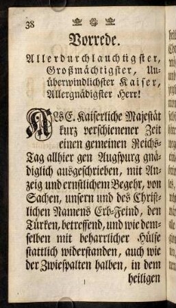38-49, Vorrede.