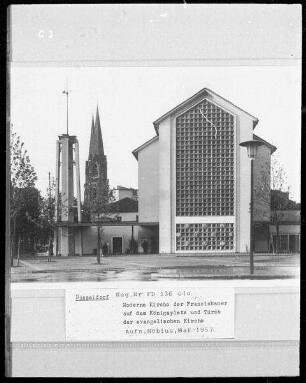 Düsseldorf. Kirche der Franziskaner, Immermann/Ecke Oststraße