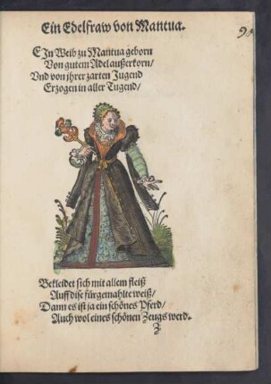 Ein Edelfraw von Mantua.