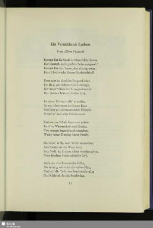 Ein Vermächtnis Luthers
