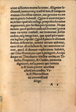 Tibulli, Propertii ac Ovidii Flores