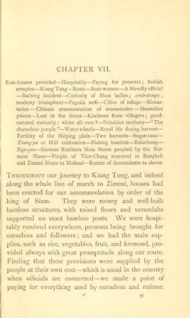 Chapter VII. Rest-houses provided ...
