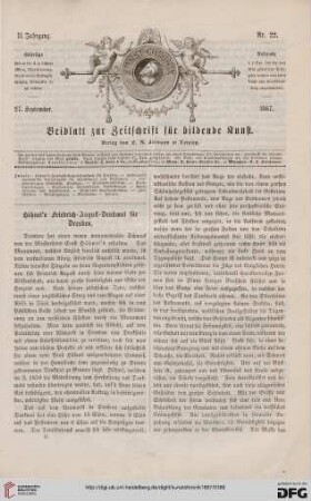 Heft 22 (27. September 1867)