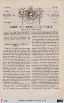 Heft 22 (27. September 1867)