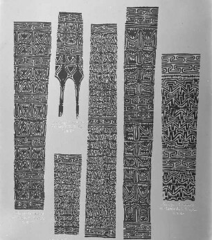 Lanzenornamente vom Kaiserin-Augusta-Fluß (Sepik)