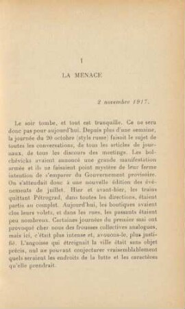 I La Menace