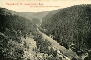 St. Andreasberg. Blick von der Roßtrappe nach dem Wäschegrund