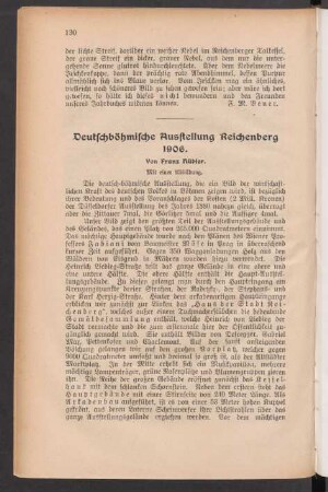 Deutschböhmische Ausstellung Reichenberg 1906