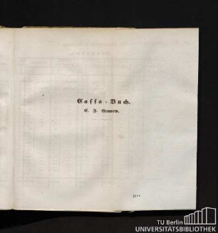 Cassa-Buch