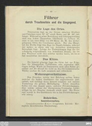 Das Klima.
