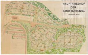 Hauptfriedhof der Stadt Hüttental, 1. Bauabschnitt