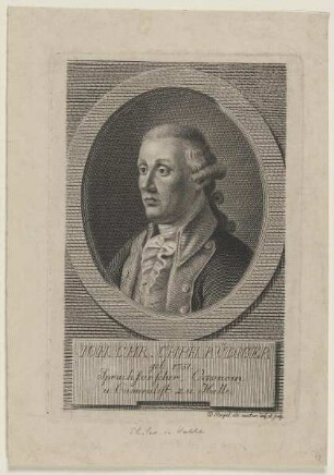 Bildnis des Johann Christian Christoph Rüdiger