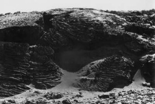 Zertrümmerte Erdkruste aus Lavafluss, Island