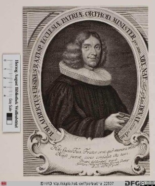 Bildnis Johann Albrecht Ursinus