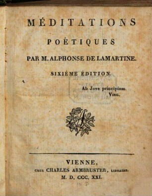 Méditations poétiques