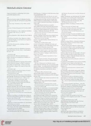 Mehrfach zitierte Literatur