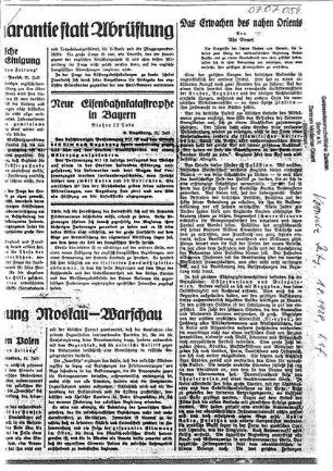 Das Erwachen des nahen Orients