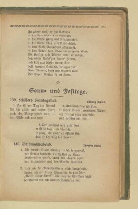Sonn- und Festtage