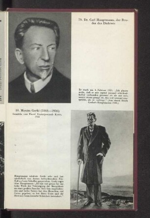 79. Dr. Carl Hauptmann, der Bruder des Dichters