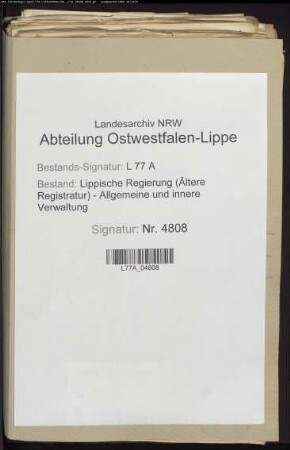 Auswanderungen [dazu: Namenverzeichnis]: Auswanderungen Nr. 4501 - 4684