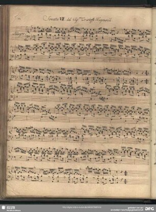 Sonata VII. ... Wagenseil