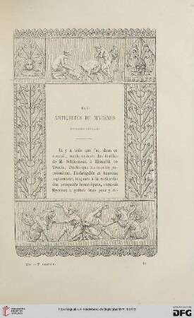 2. Pér. 19.1879: Les antiquités de Mycénes, 1
