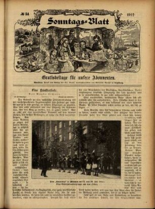 Ausgabe vom Sonntag, den 25. August 1912.