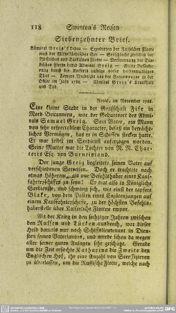 Siebenzehnter Brief