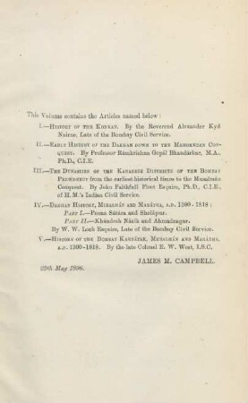 This volume contains the articles named below: