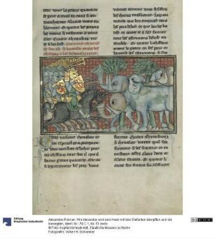 Alexander-Roman. Wie Alexander und sein Heer mit den Elefanten kämpften und sie besiegten