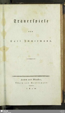 Trauerspiele