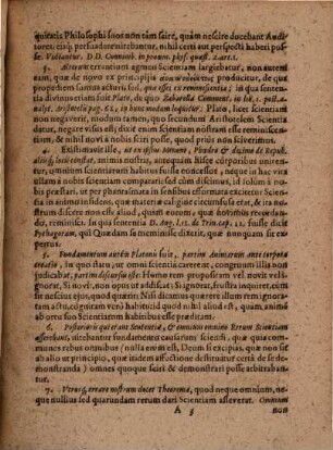 Disputationum Ethicarum Decima Octava. De Scientia
