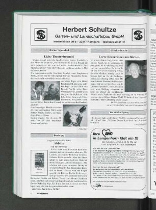 Liebe Theaterfreunde!