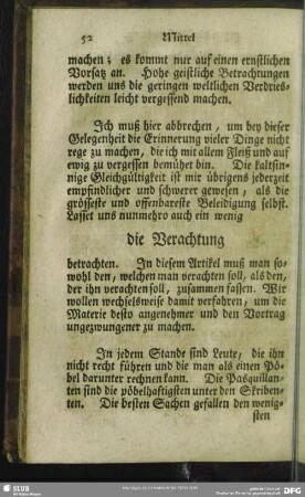 die Verachtung