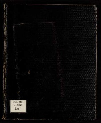 Photogrammetrie und Ende der Vorles[ung] Sommer 1911 "Photogr[ammetrie] u[nd] numerisches Rechn[en], Göttingen, 1907 - 1911 : Photograpmmetrie mit Übungen