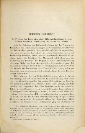 Handbuch der Theorie der linearen Differentialgleichungen : in zwei Bänden, 1