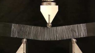 Three-Point Bending Test on Beam: The cross-sections of a beam subjected to bending remain always plane