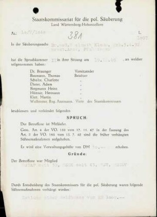 Klemm, Helmuth, Dr. med.