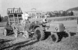 Fotografie: Erntetechnik, Heuernte, Fuderlader
