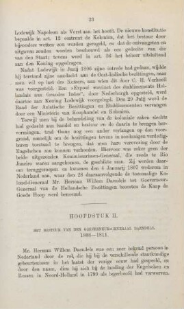 Hoofdstuk II. Het bestuur van den gouverneur-generaal Daendels. 1808 - 1811